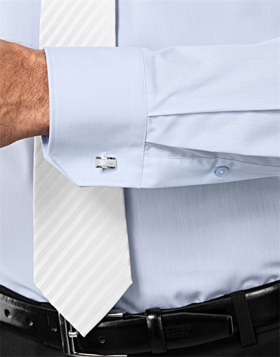 Shirt, slim-fit, shark collar, uni - non-iron