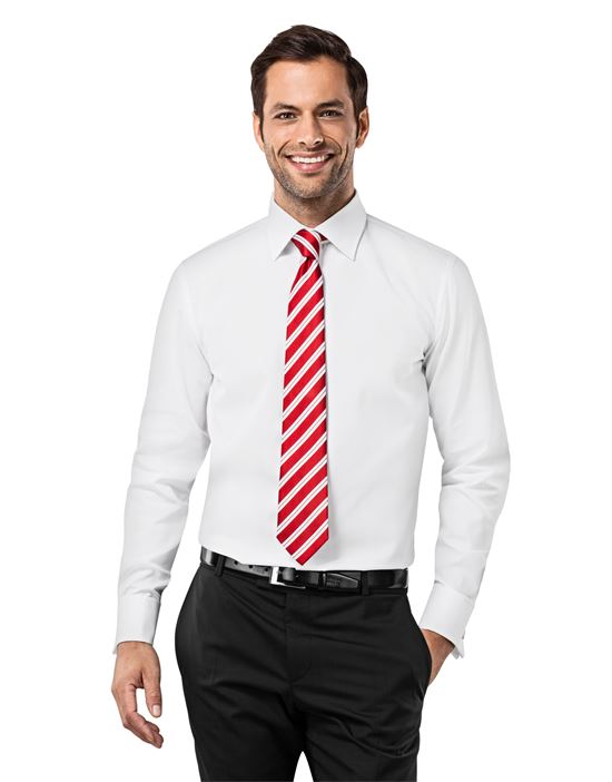 Shirt, regular-fit, double cuff, uni - non-iron