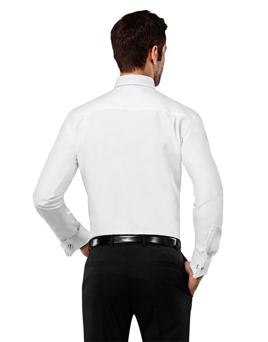 Shirt, regular-fit, double cuff, uni - non-iron