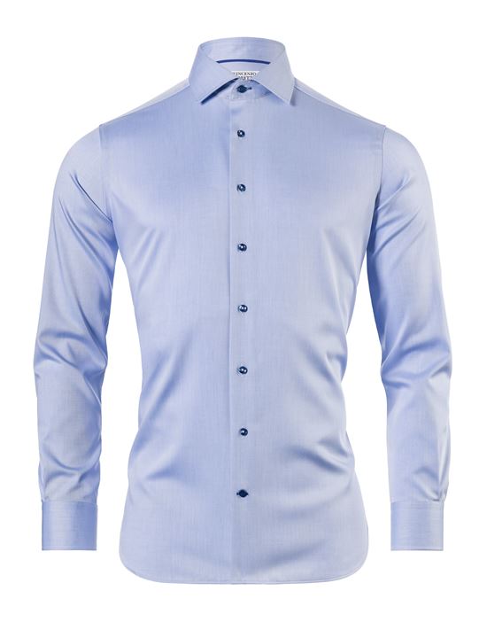 Shirt, slim-fit / fitted, twill - non-iron