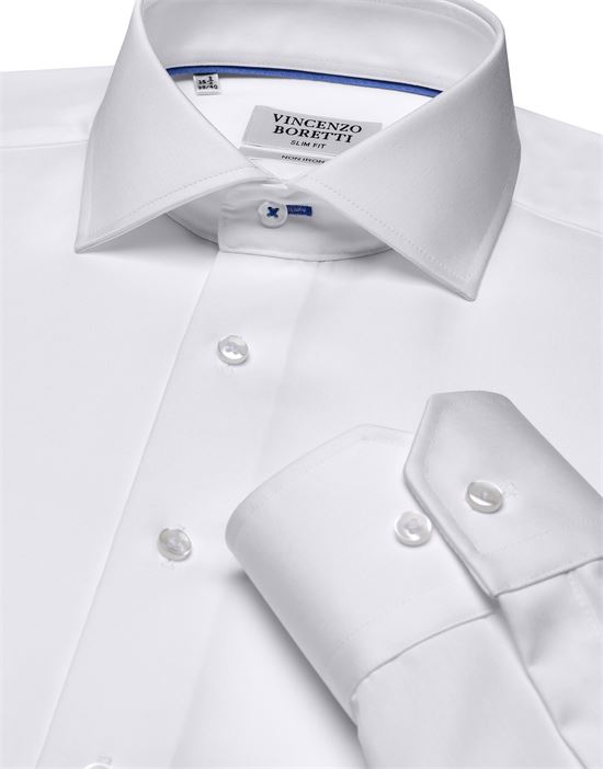 Shirt, slim-fit / fitted, twill - non-iron