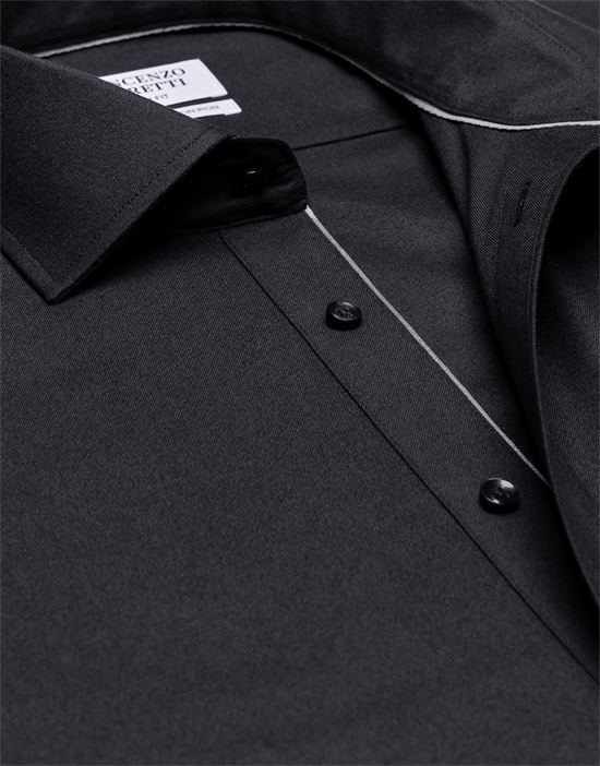 Hemd, slim-fit / tailliert, soft Twill - bügelfrei