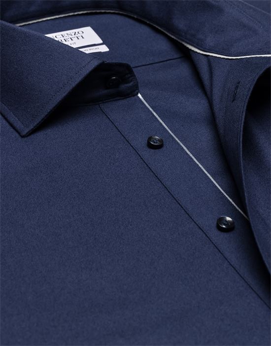 Hemd, slim-fit / tailliert, soft Twill - bügelfrei