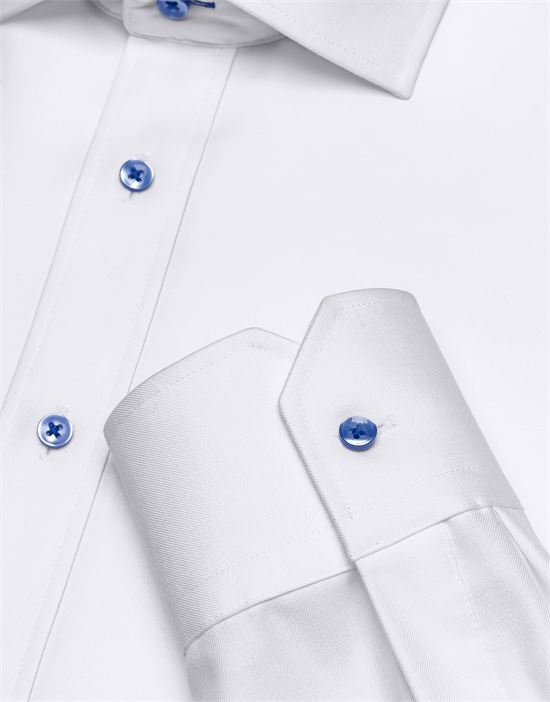 Hemd, slim-fit / tailliert, soft Twill - bügelfrei