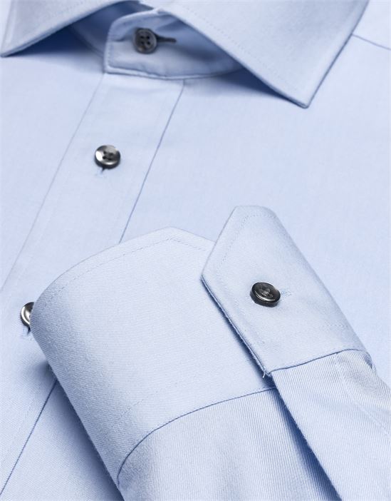 Shirt, regular-fit / straight cut, soft twill - non-iron