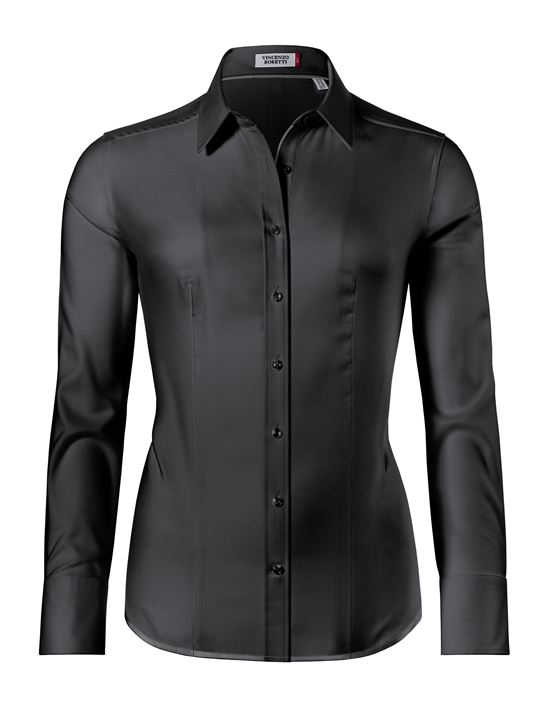 Blouse, modern-fit / slightly fitted, shirt collar , soft Oxford - easy-iron