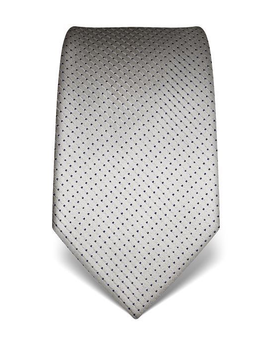 Tie, pure silk, dotted pattern