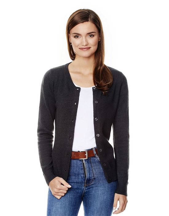 Jumper - classic cardigan with button placket