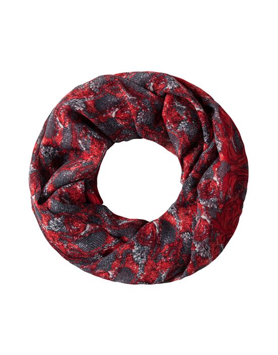 Scarf, fashionable - patterned loop scarf