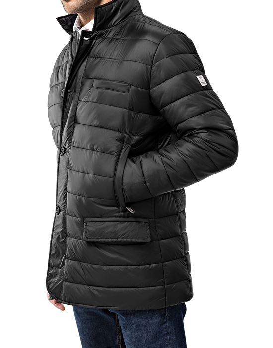 Fitted, quilted jacket, blazer design, soft padded