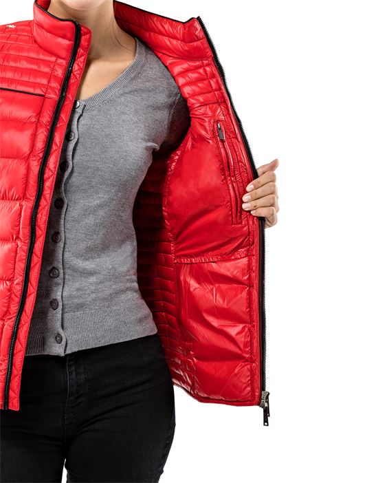 Fitted, quilted jacket, soft padded