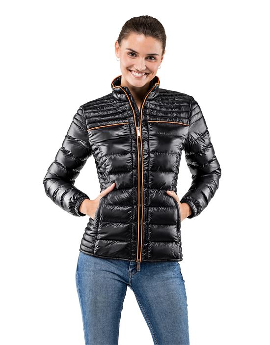 Fitted, quilted jacket, soft padded